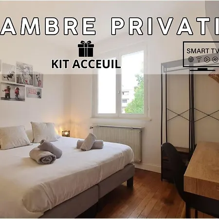 Coliving Moderne A Δωμάτια σε οικογενειακή κατοικία *